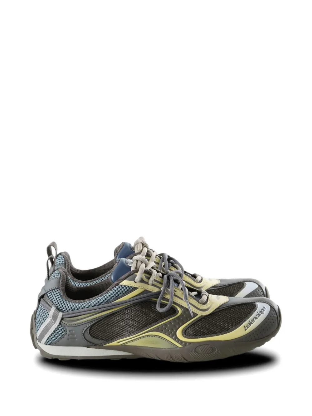 Balenciaga Radar mesh-panelled sneakers - Grigio