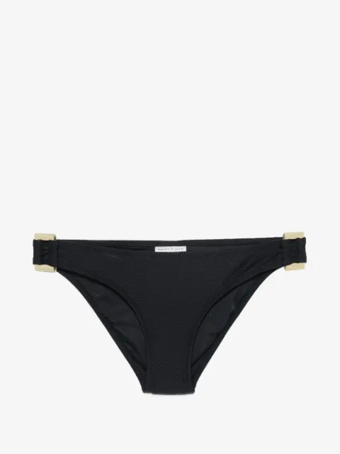 Heidi Klein bikinitrosor med struktur och guldfärgad metalldetalj