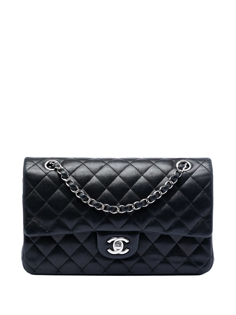 CHANEL Pre-Owned 2010-2011 Medium Classic Lambskin Double Flap shoulder bag - Nero