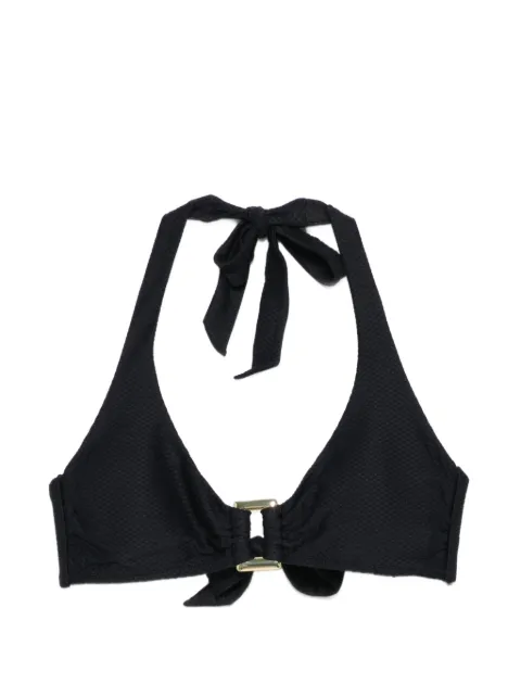 Heidi Klein textured halterneck bikini top