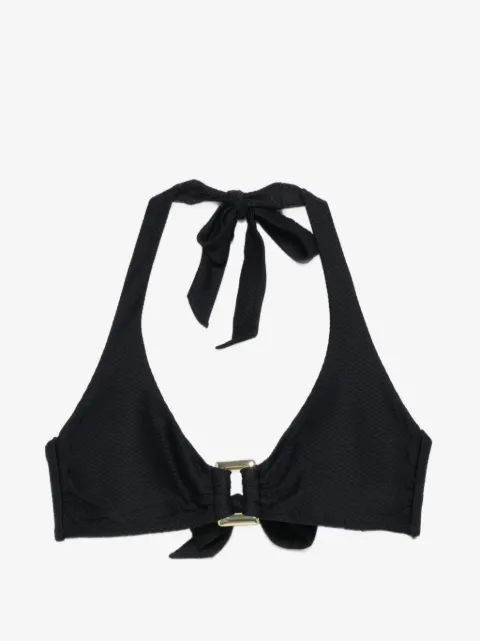 Heidi Klein textured halterneck bikini top