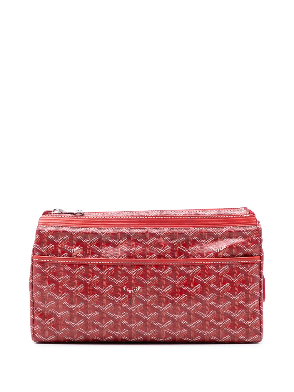 Goyard Pre-Owned 2012 Goyardine Miroir Toiletry Pouch GM clutch bag - Rosso