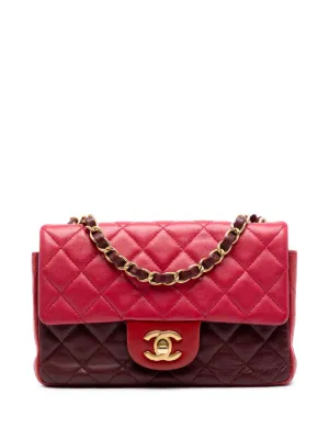CHANEL Pre-Owned 1992 ココマーク ターンロック ミニバッグ | レッド