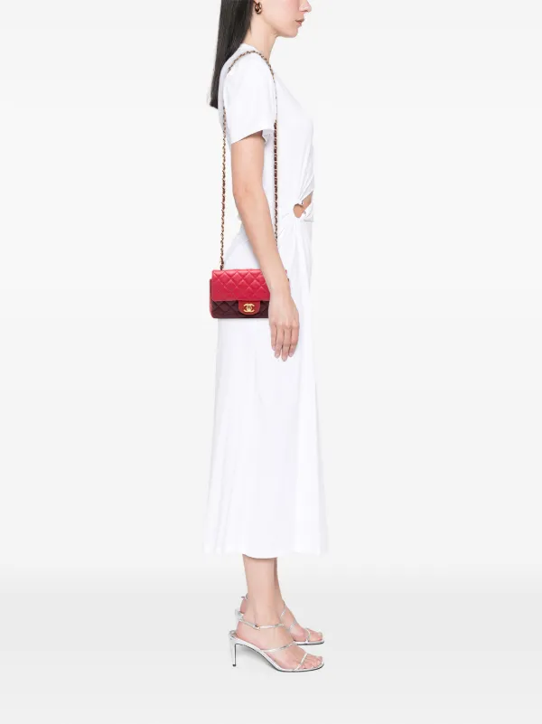 CHANEL Pre-Owned 2015-2016 Mini Rectangular Classic Tricolor