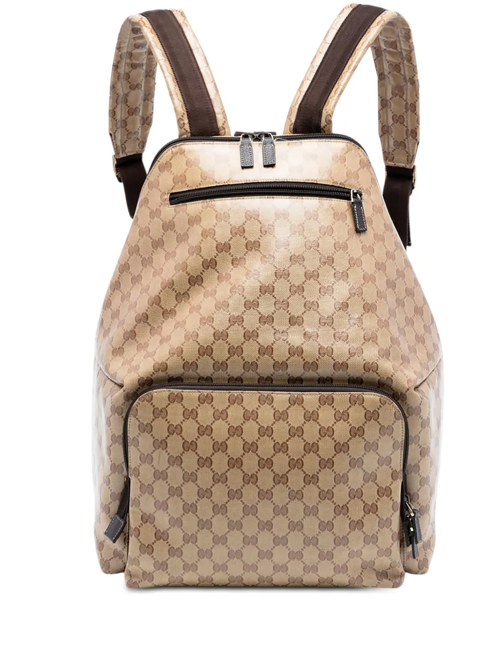 Gucci Pre-Owned 2016-2025 GG Crystal backpack - Toni neutri