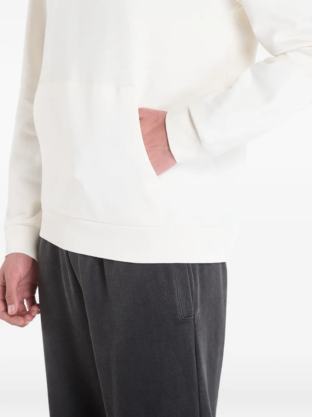 Ea7 Emporio Armani Hoodie met print Beige