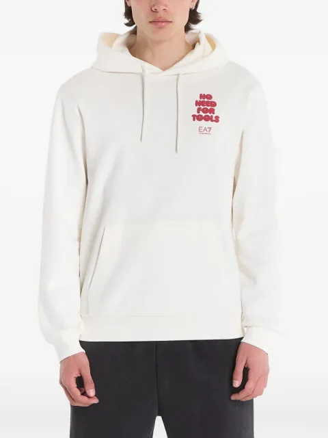 Ea7 Emporio Armani graphic-print hoodie