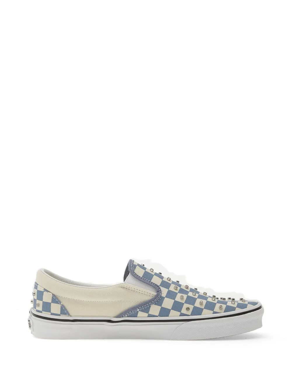 Vans checkerboard stud-embellished sneakers - Nude