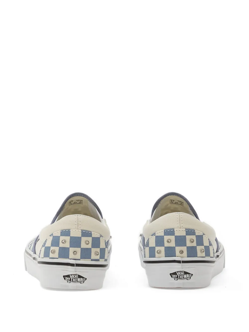Vans checkerboard stud-embellished sneakers Beige