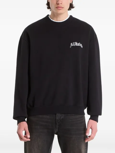 AllSaints 로고 프린트 스웨터