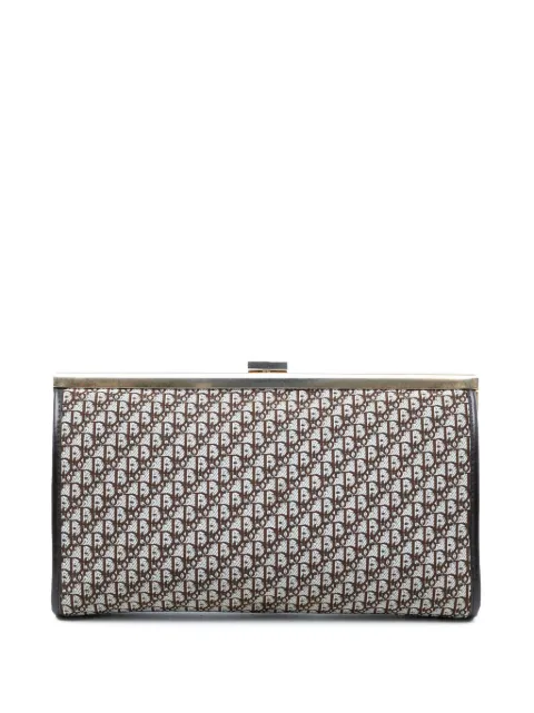 Christian Dior Pre-Owned 20th Century Diorissimo Trotter Canvas clutch bag