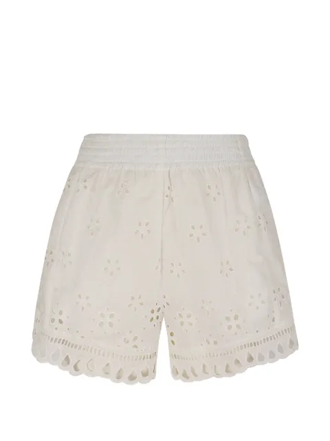 Ermanno Scervino shorts con bordado inglés