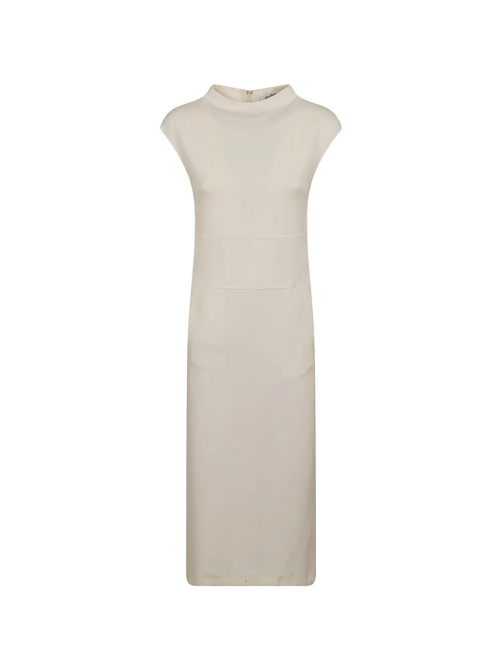 Max Mara panelled cap-sleeve dress - Neutrals