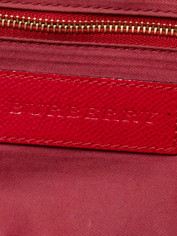 Burberry Pre-Owned 2000-2017 Small Haymarket Check Coated Canvas