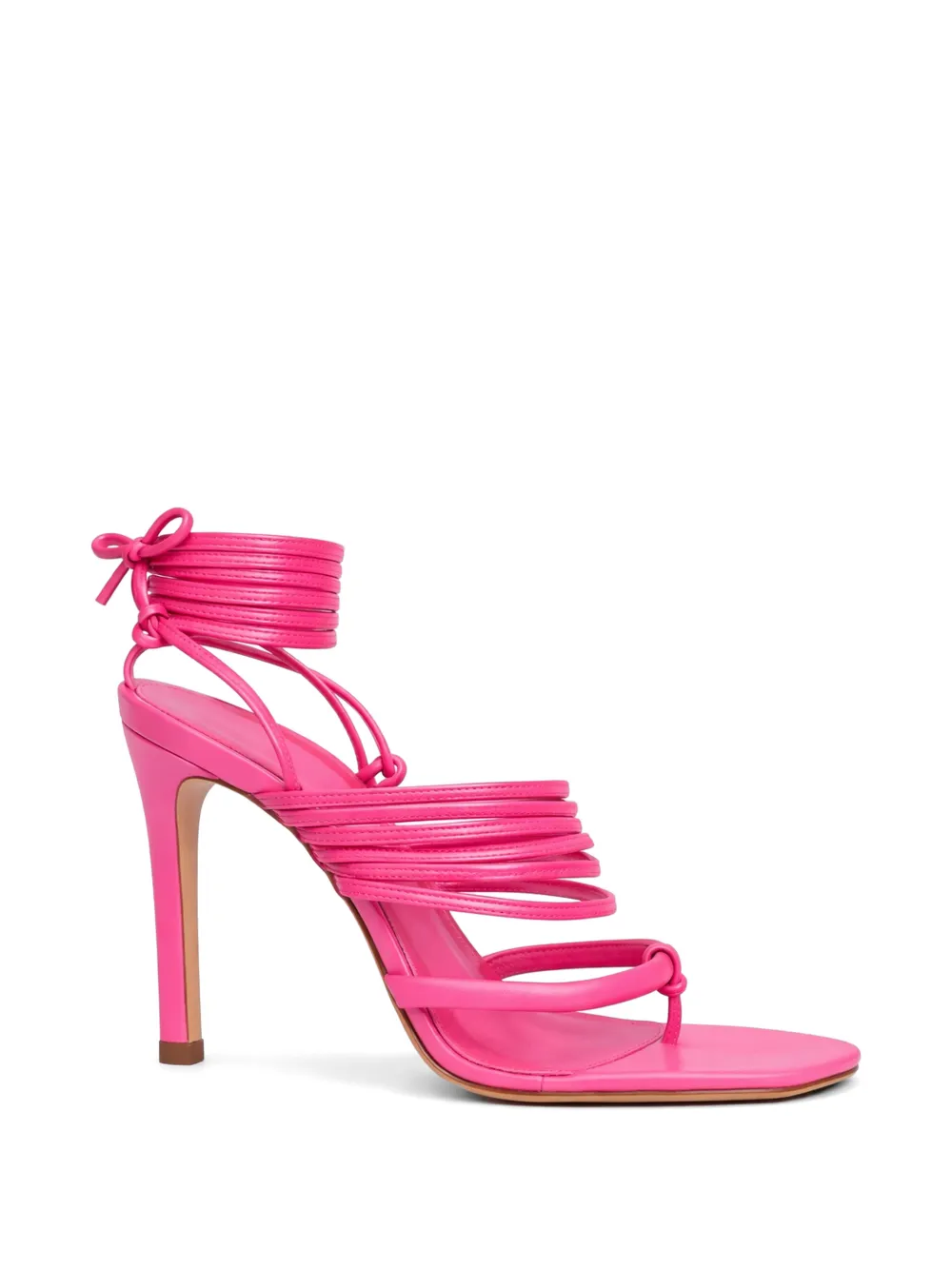 Amir Slama Sandalen met striksluiting Roze