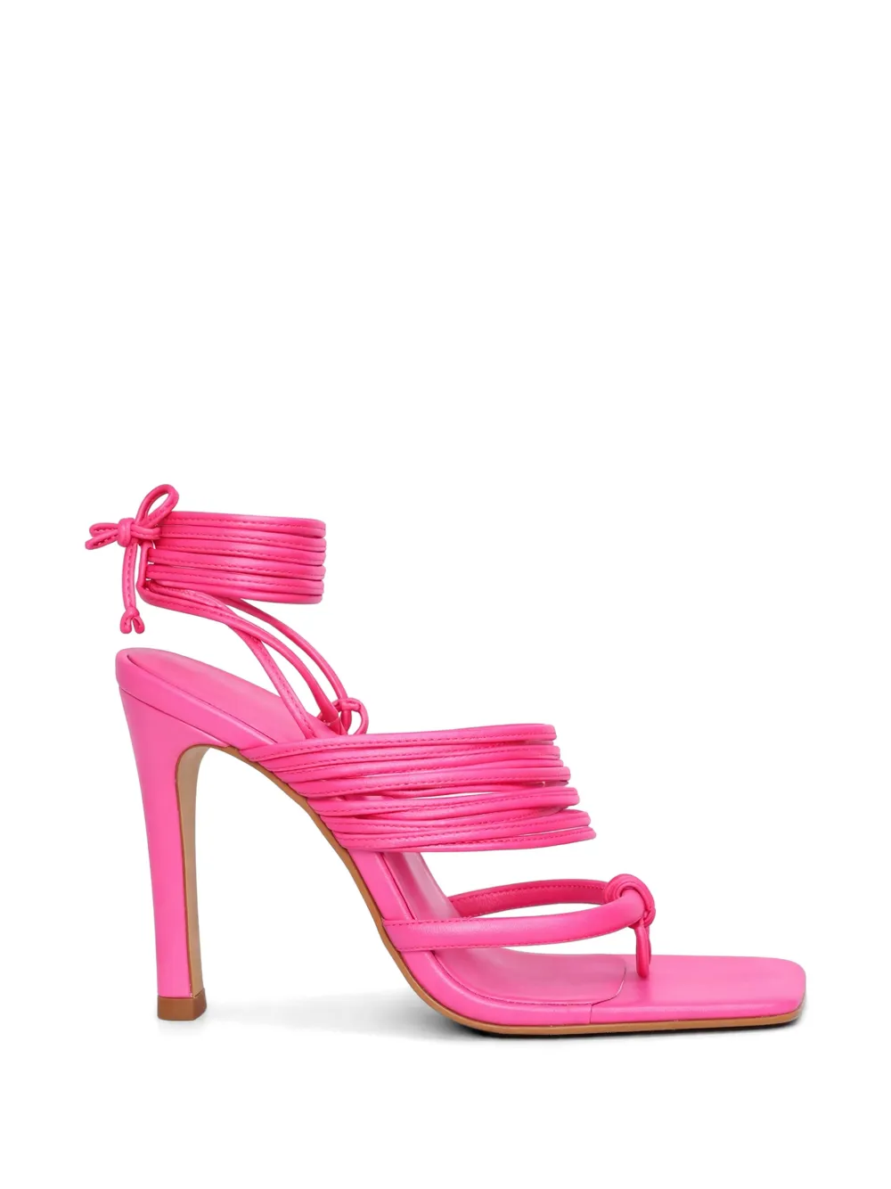Amir Slama Sandalen met striksluiting Roze
