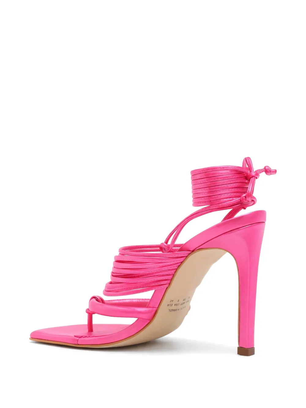Amir Slama Sandalen met striksluiting Roze