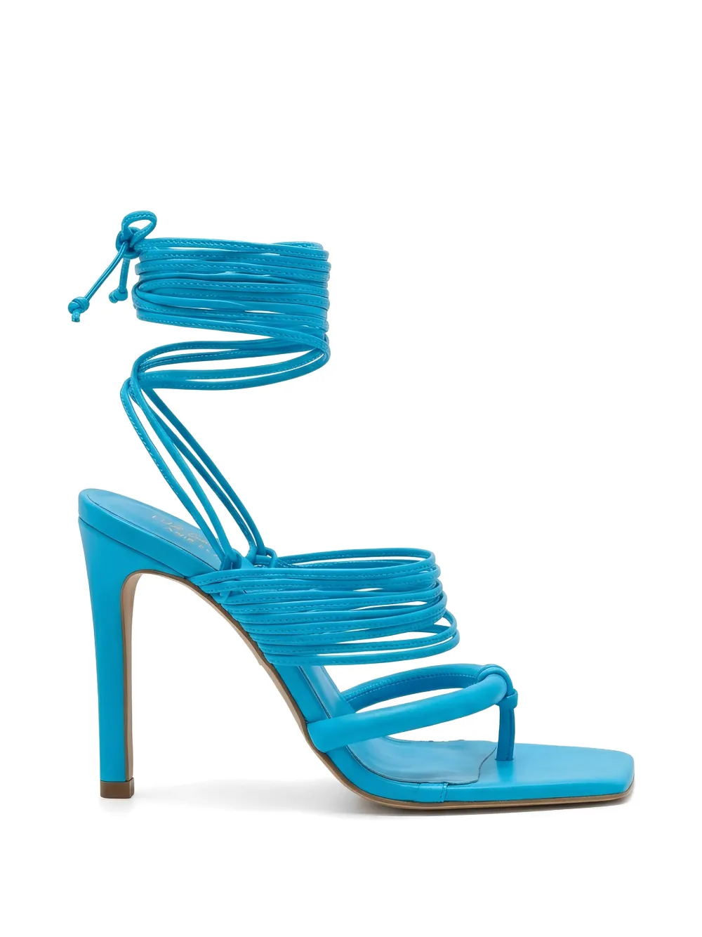 Amir Slama Sandalen met meerdere bandjes en striksluiting Blauw