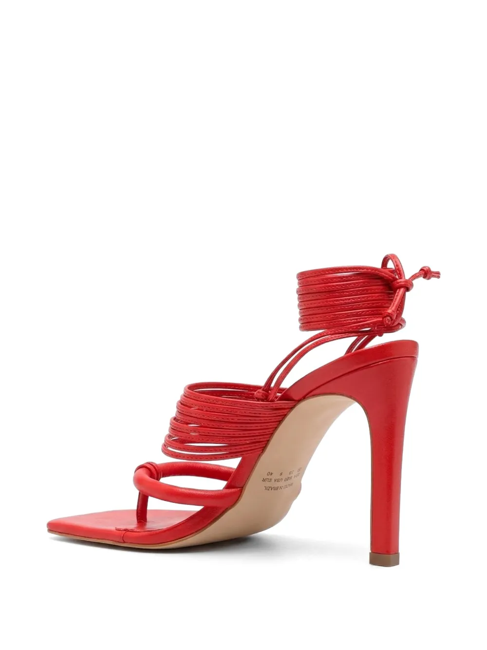 Amir Slama Sandalen met striksluiting Rood