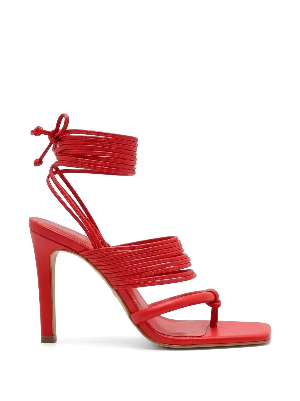 Amir Slama Sandalen met striksluiting Rood