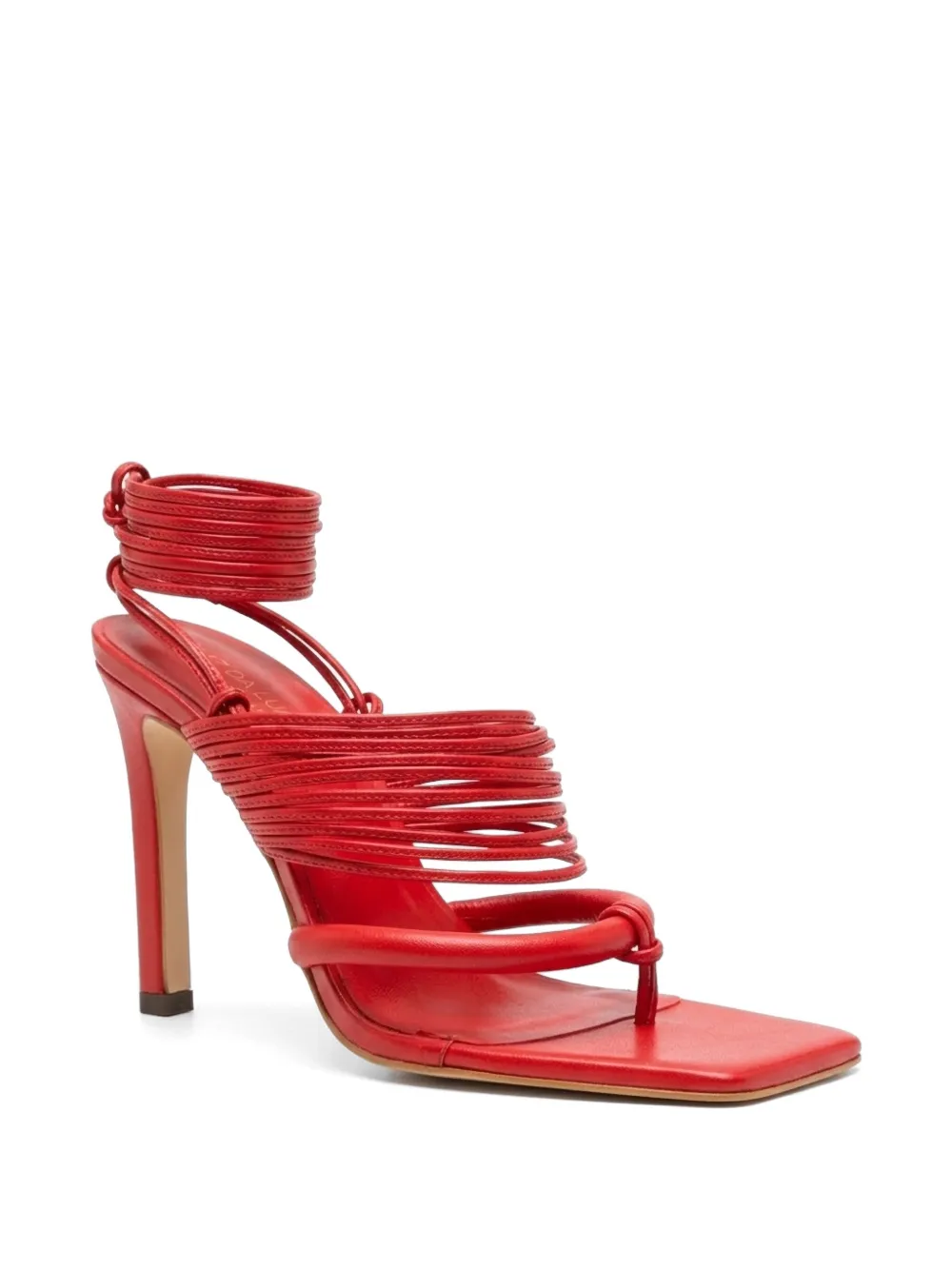 Amir Slama Sandalen met striksluiting Rood