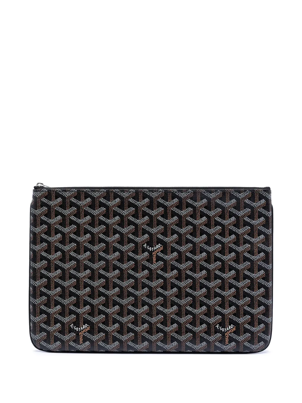 Goyard Pre-Owned 2015 Goyardine Senat MM clutch bag - Nero