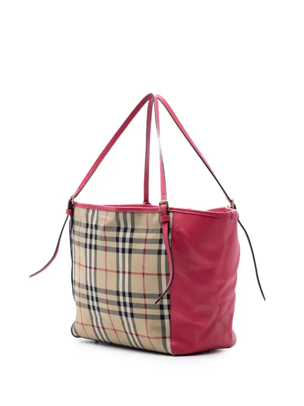 Burberry Pre-Owned 2000-2017 スモール ヘイマーケットチェック 