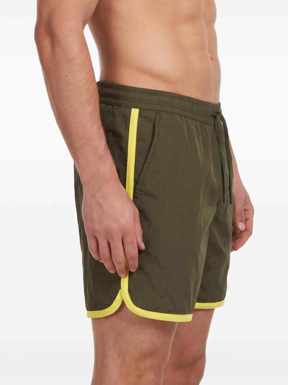 Drôle De Monsieur Shorts met logoprint Groen