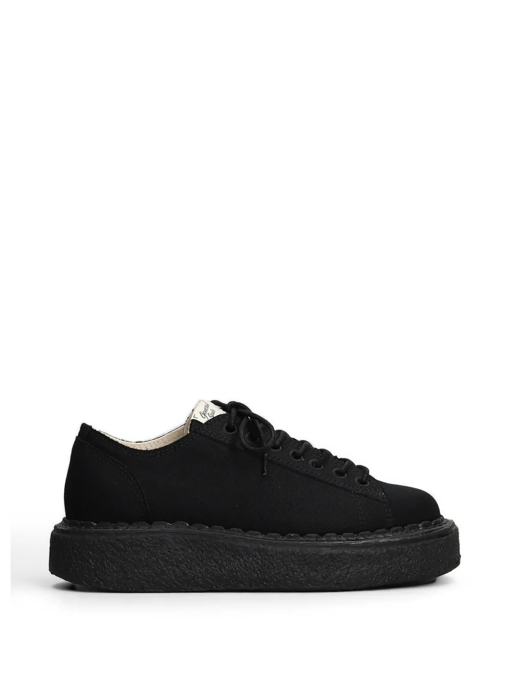 Maison MIHARA YASUHIRO Mark canvas platform sneakers - Schwarz