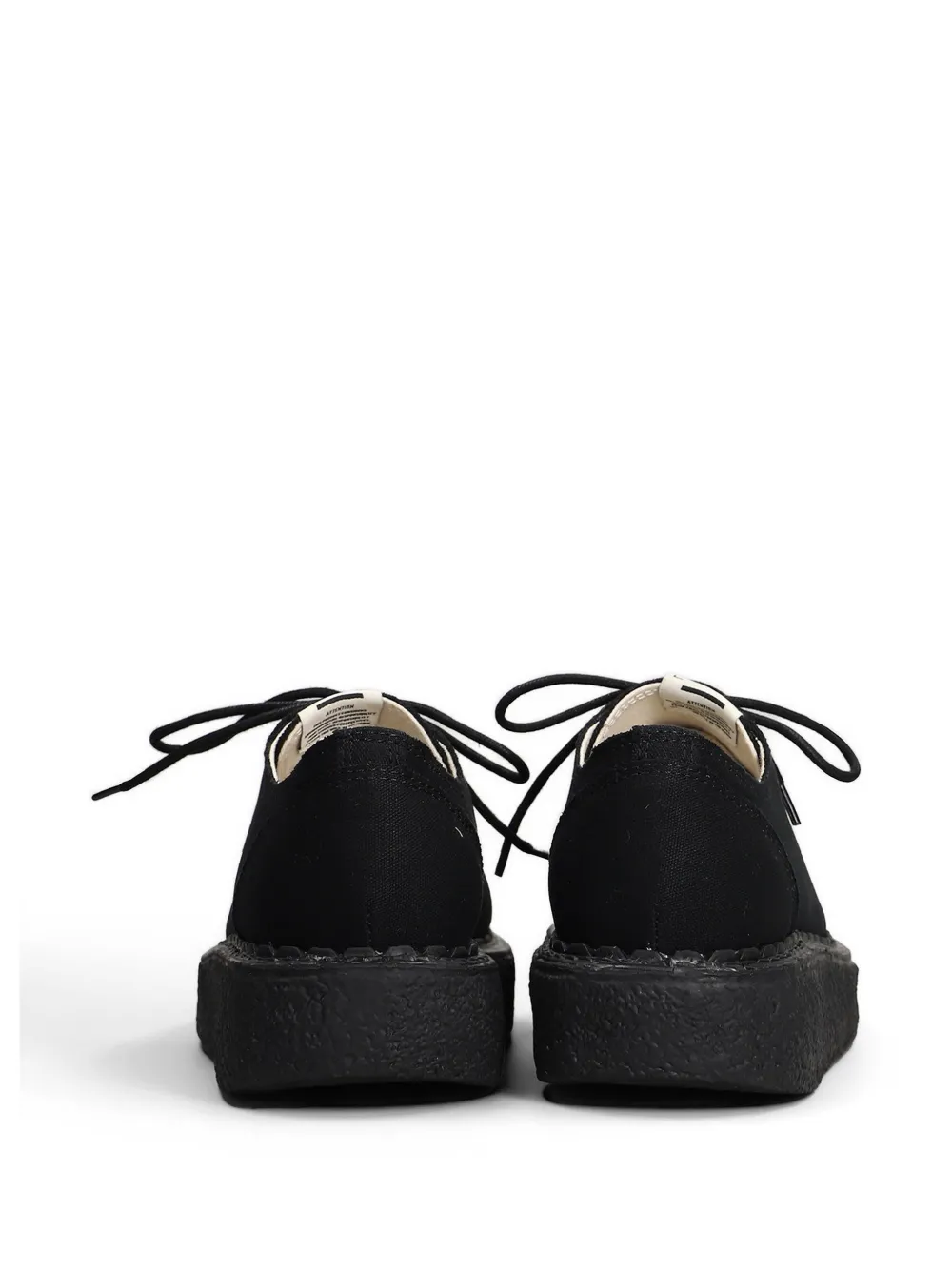 Maison MIHARA YASUHIRO Mark canvas platform sneakers Zwart