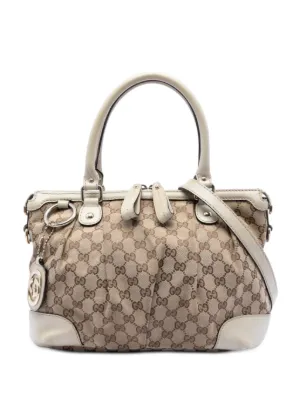 Gucci Pre-Owned 2016-2025 ミディアム GGキャンバス アイコン ビット