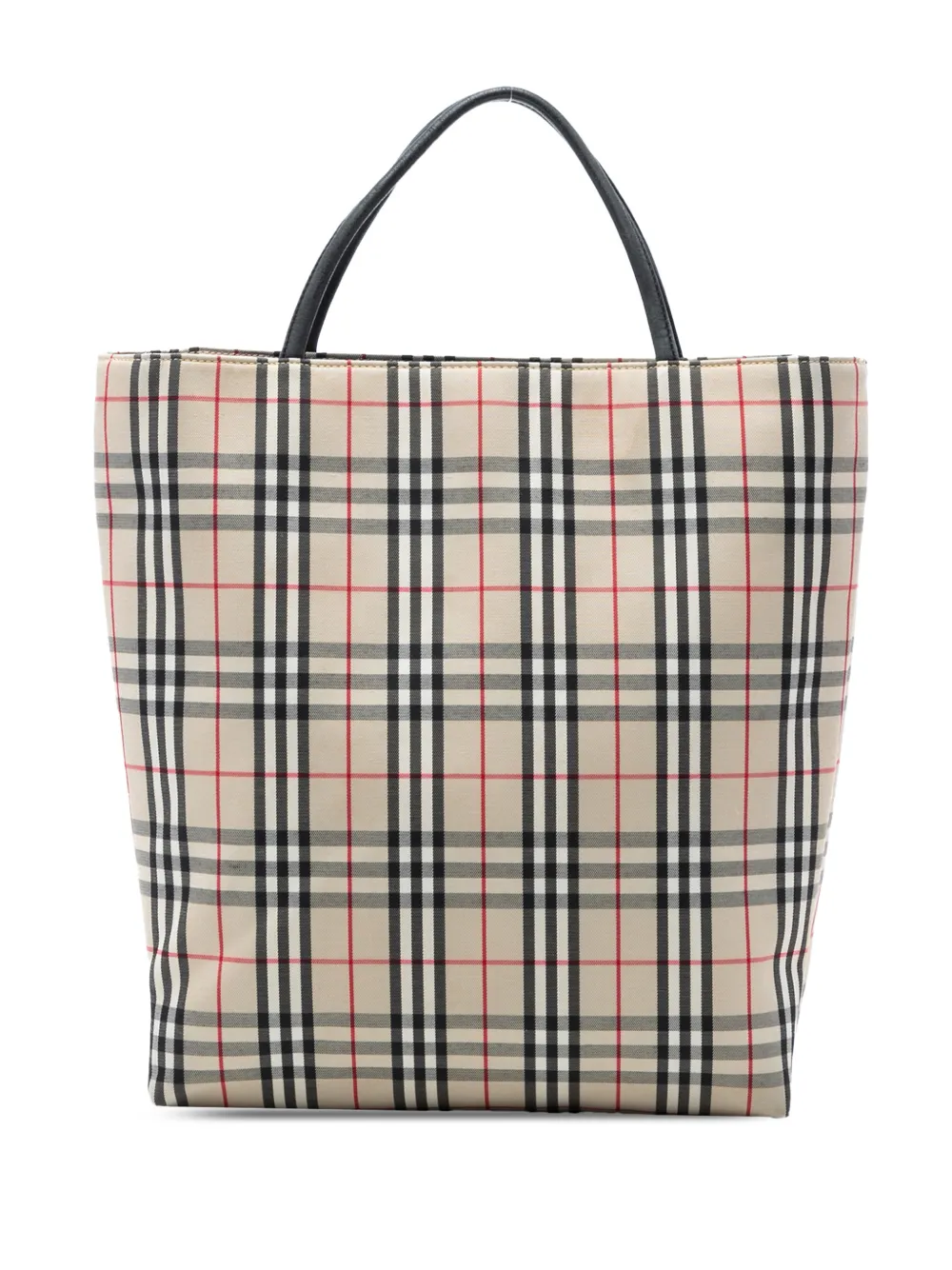 Burberry Pre-Owned 2018-2023 House Check Canvas tote bag - Toni neutri