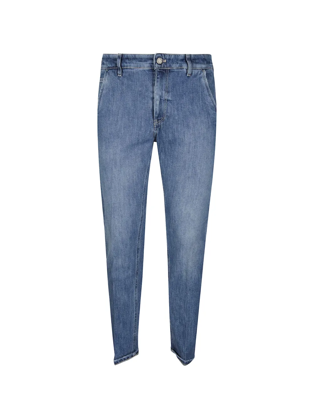 PT Torino button-fastening faded-effect denim jeans - Blu