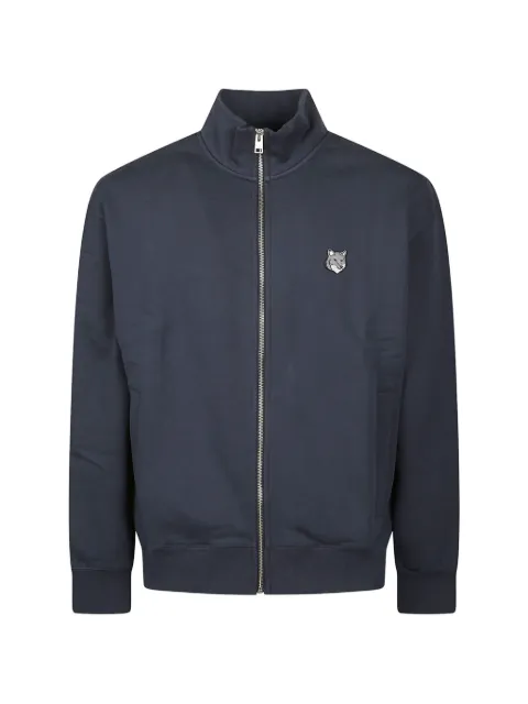 Maison Kitsuné Fox Head zip-up cotton sweatshirt