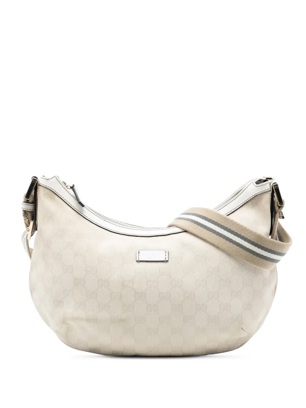 Gucci Pre-Owned 2016-2026 GG Canvas Web crossbody bag - Toni neutri