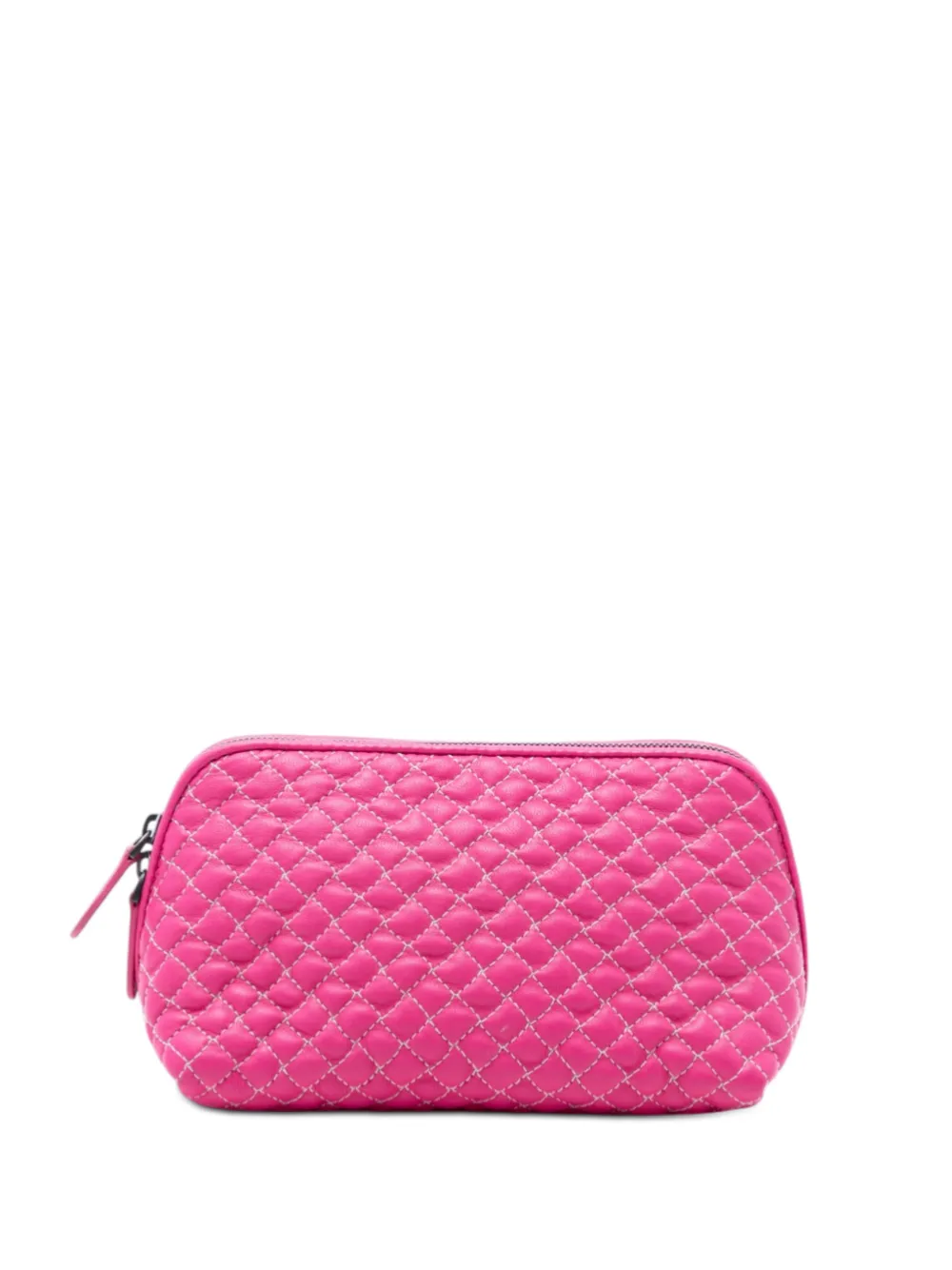 Bottega Veneta Pre-Owned 2012-2026 Quilted Nappa Zip pouch - Rosa