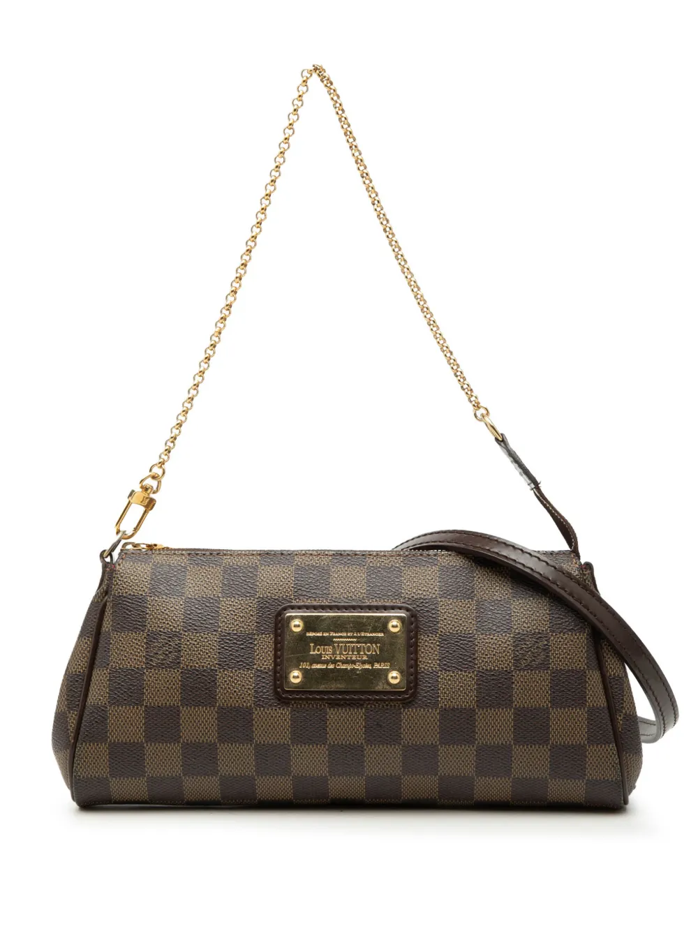 Louis Vuitton Pre-Owned 2008 Damier Ebene Eva satchel - Marrone