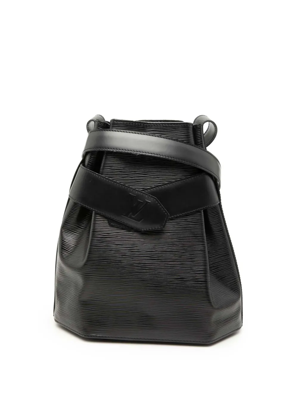 Louis Vuitton Pre-Owned 1995 Epi Sac D Epaule PM bucket bag - Black