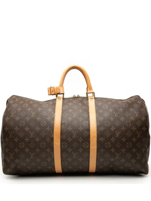 Louis Vuitton Pre-Owned 2001 Monogram Keepall 55 travel bag