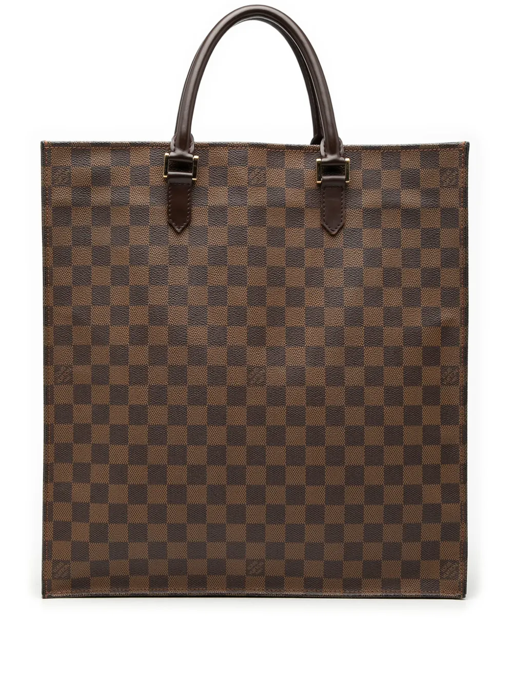 Louis Vuitton Pre-Owned 2004 Damier Ebene Sac Plat tote bag - Marrone