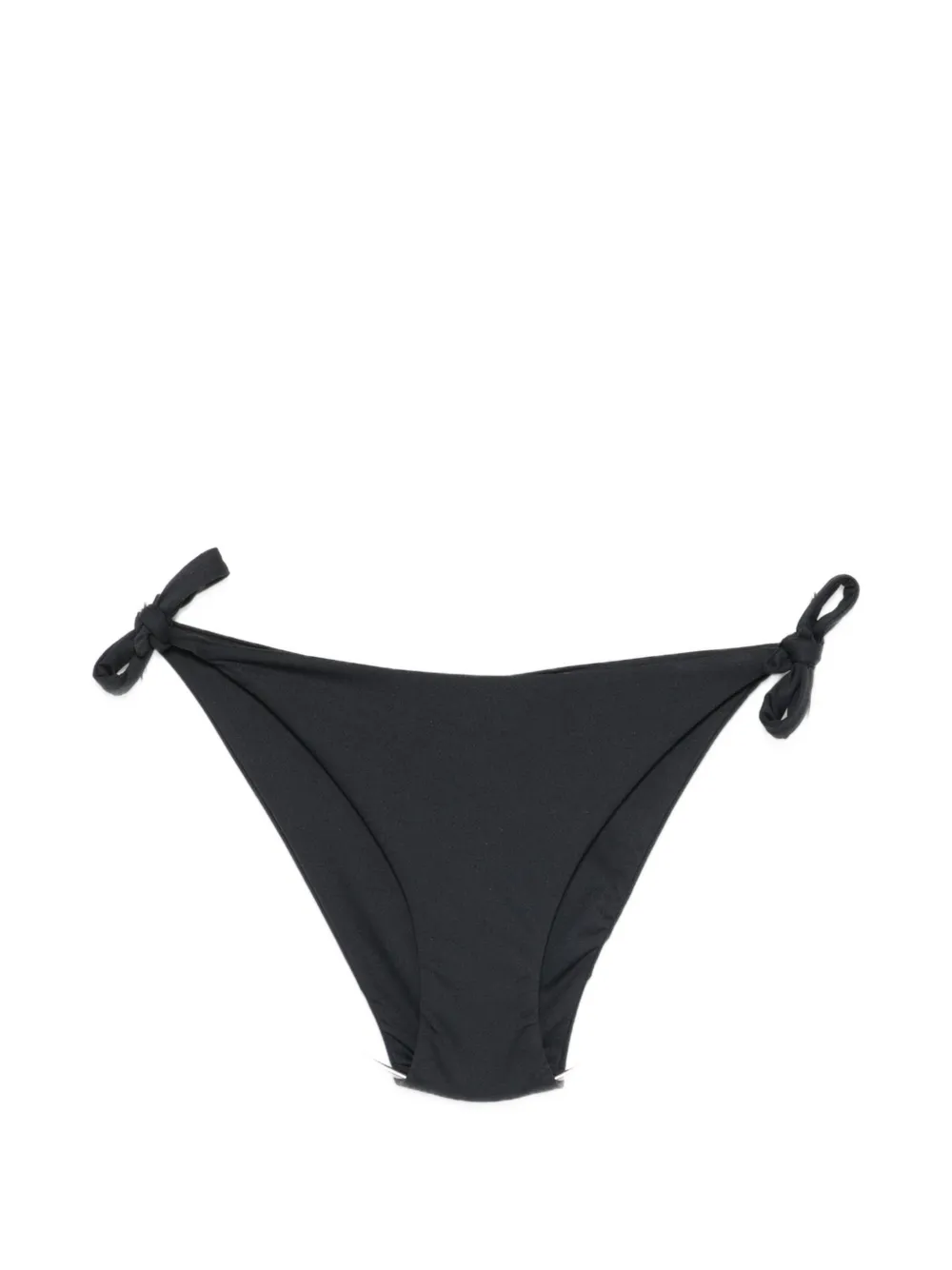 TWINSET heart-plaque side-tie bikini bottoms - Nero
