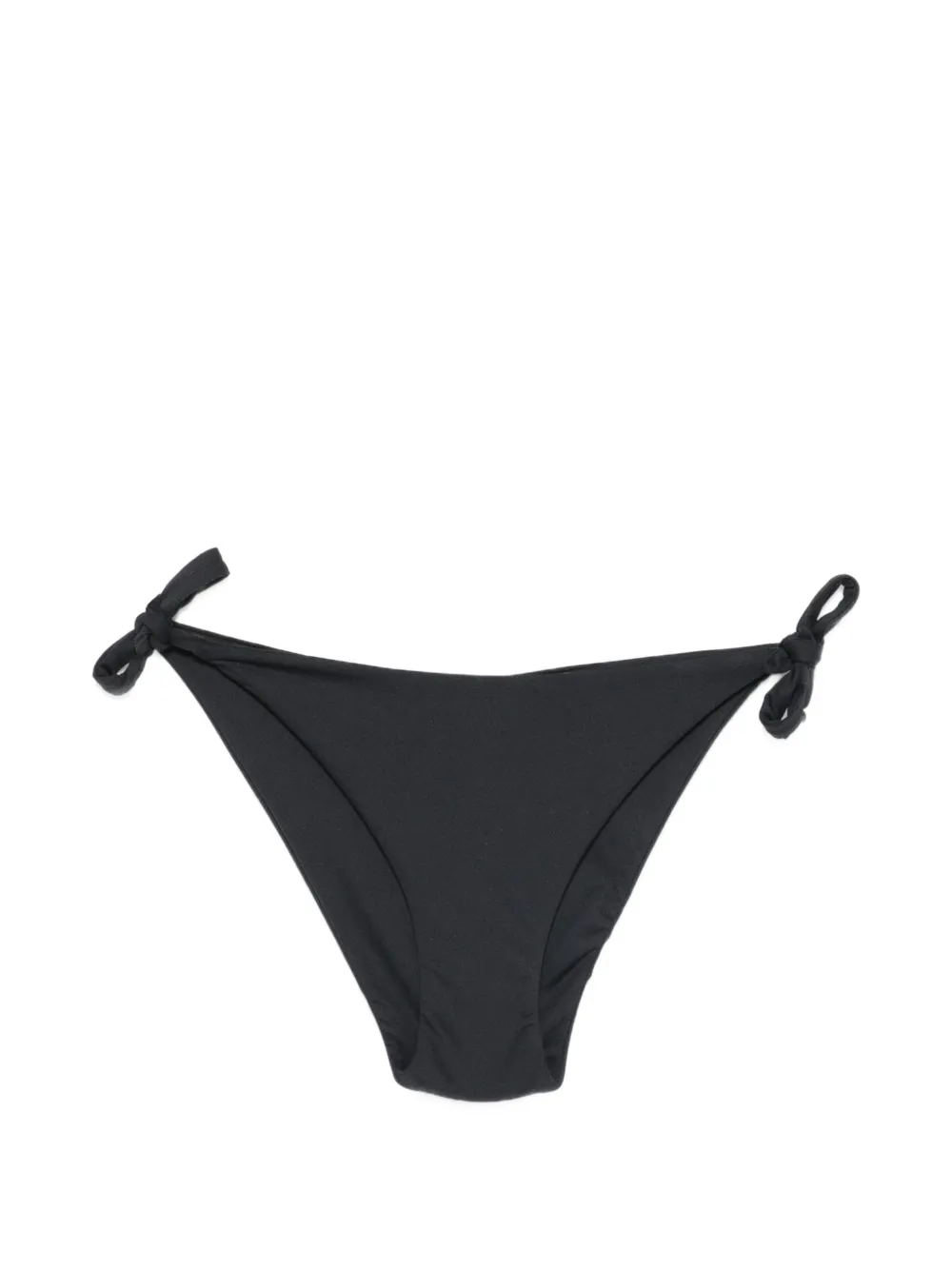 TWINSET heart-plaque side-tie bikini bottoms - Nero