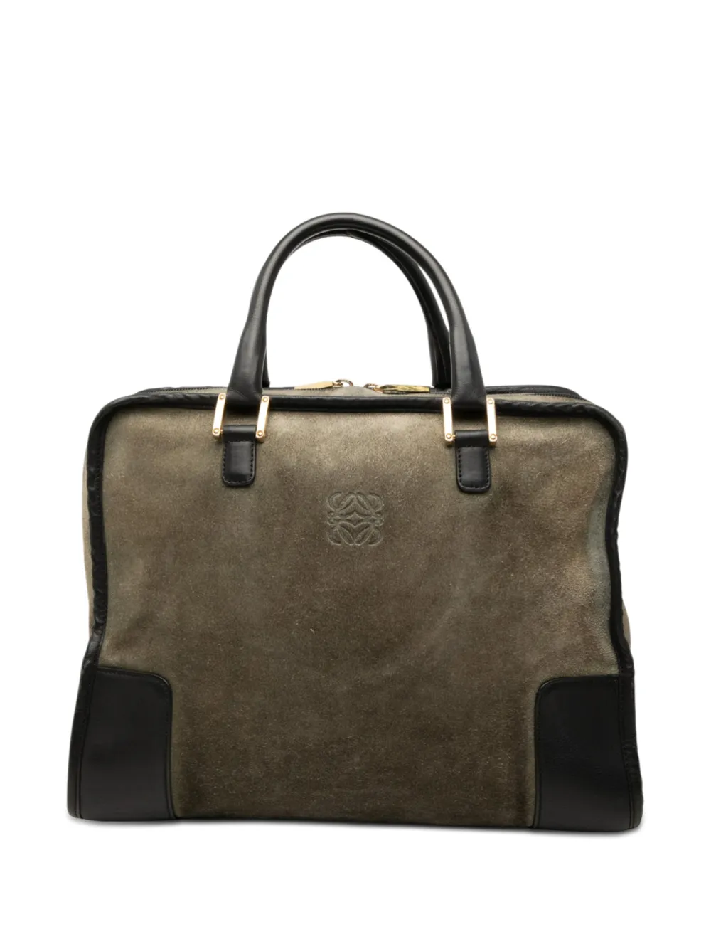 Loewe Pre-Owned 2011 Suede Amazona 32 handbag - Verde