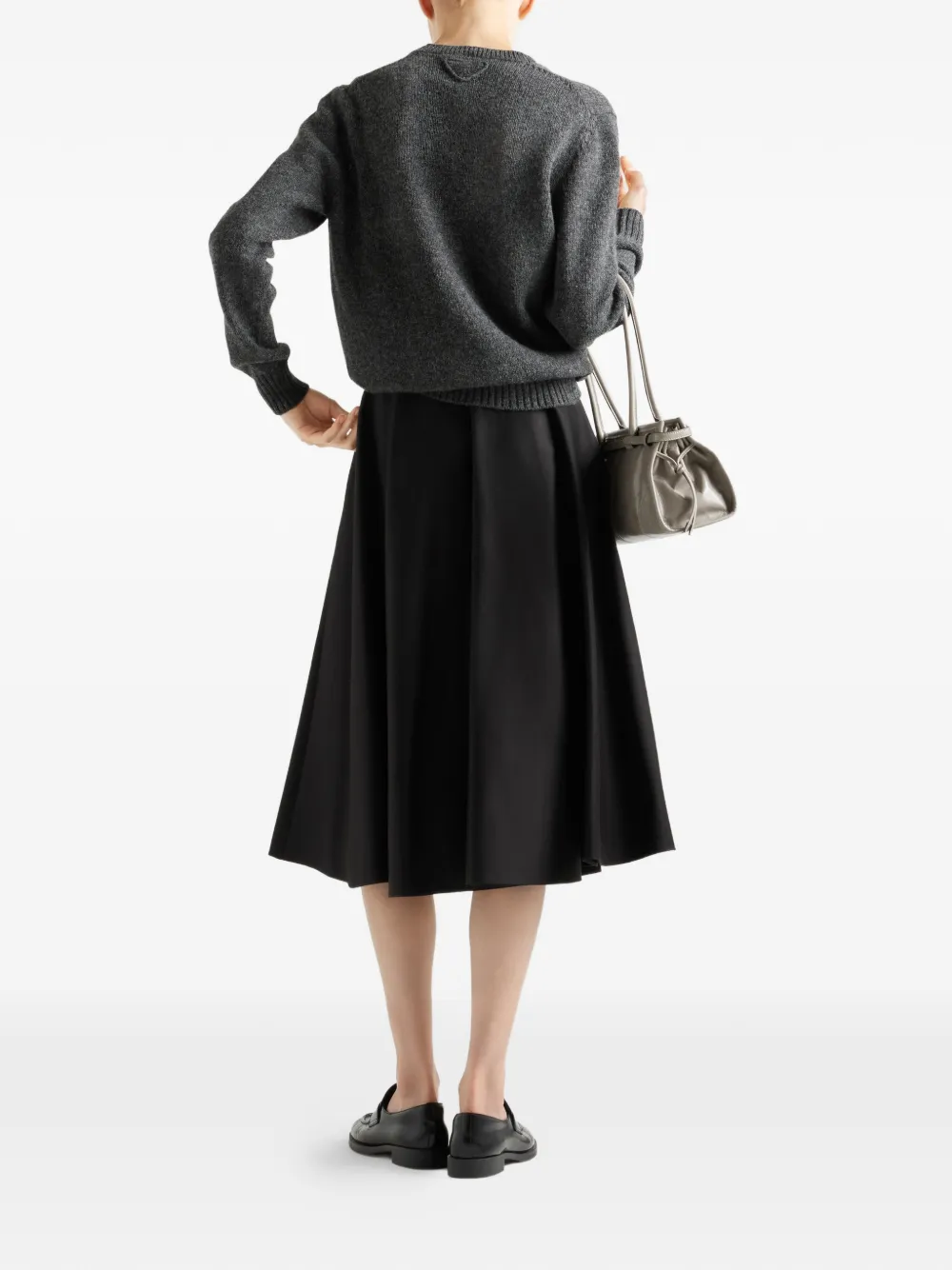 Prada Chino midi-rok Zwart