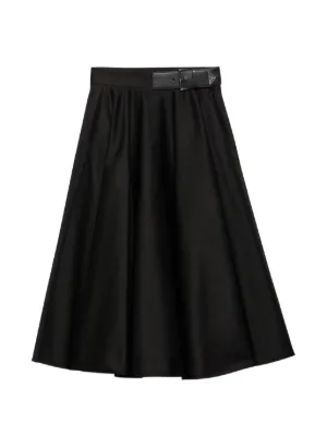 Prada 23-24AW プリーツスカート Prada Re-Nylon プリーツ スカート | ブラック | FARFETCH JP