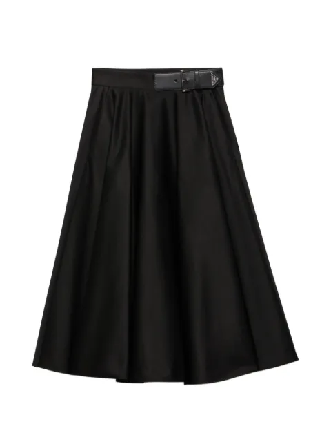 Prada chino circle midi-skirt