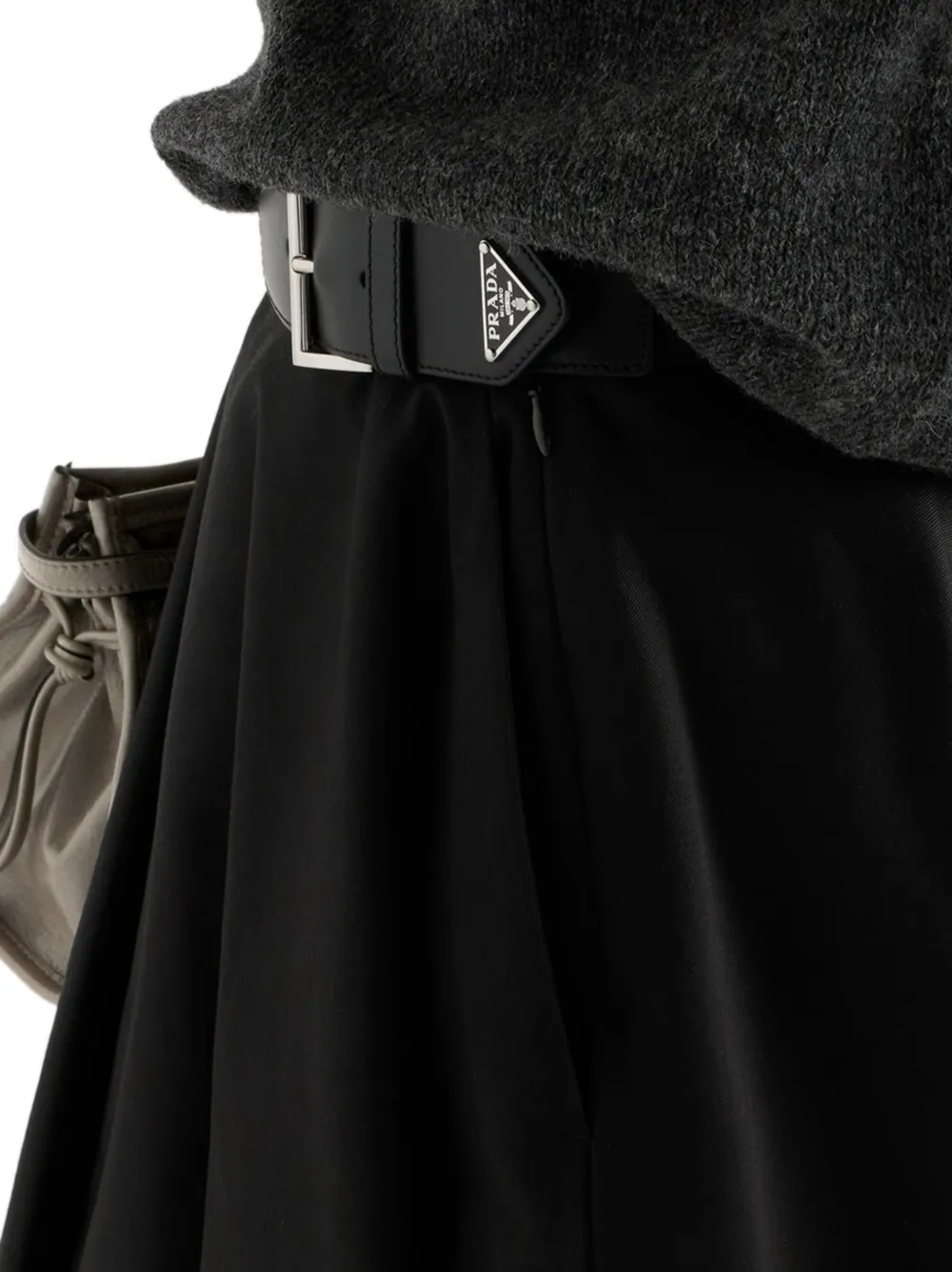 Prada Chino midi-rok Zwart