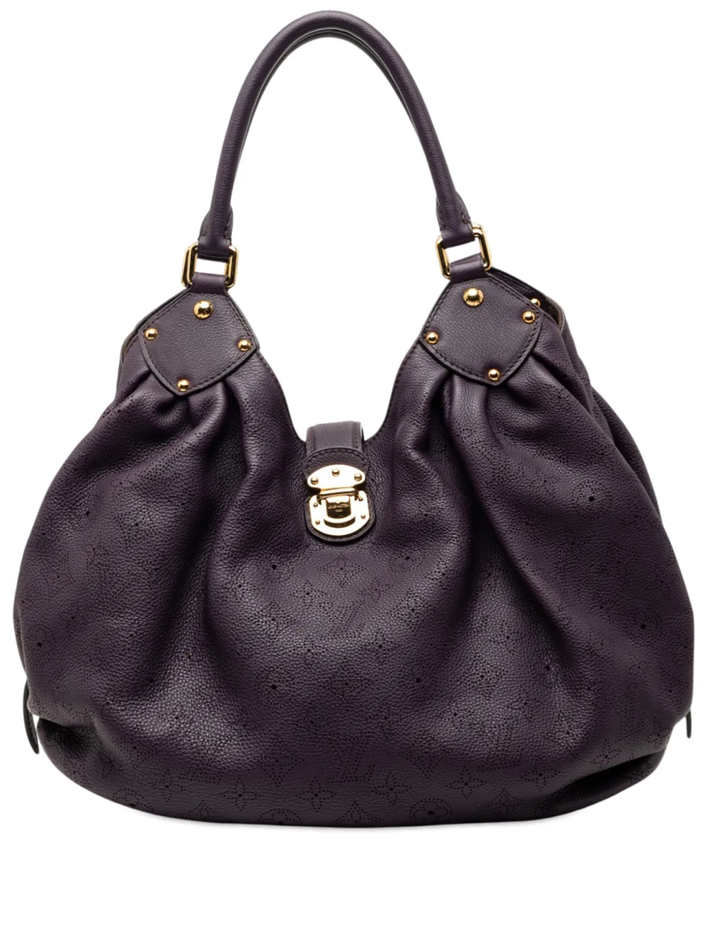 Louis Vuitton Pre-Owned 2011 Monogram Mahina L hobo bag - Viola
