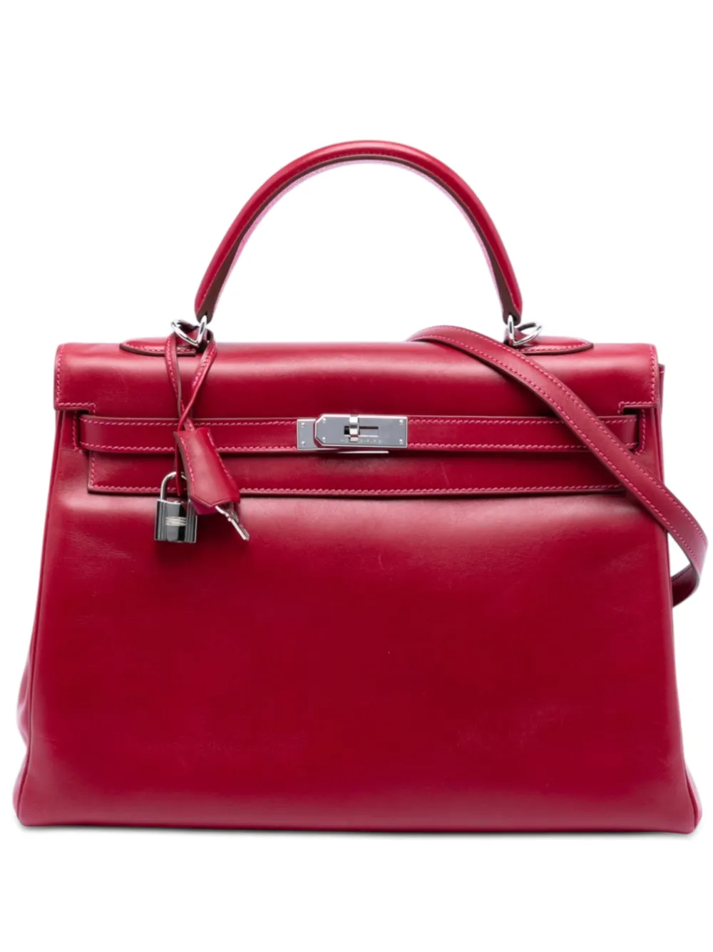 Hermès Pre-Owned 2011 Tadelakt Verso Kelly II Retourne 35 satchel - Rot