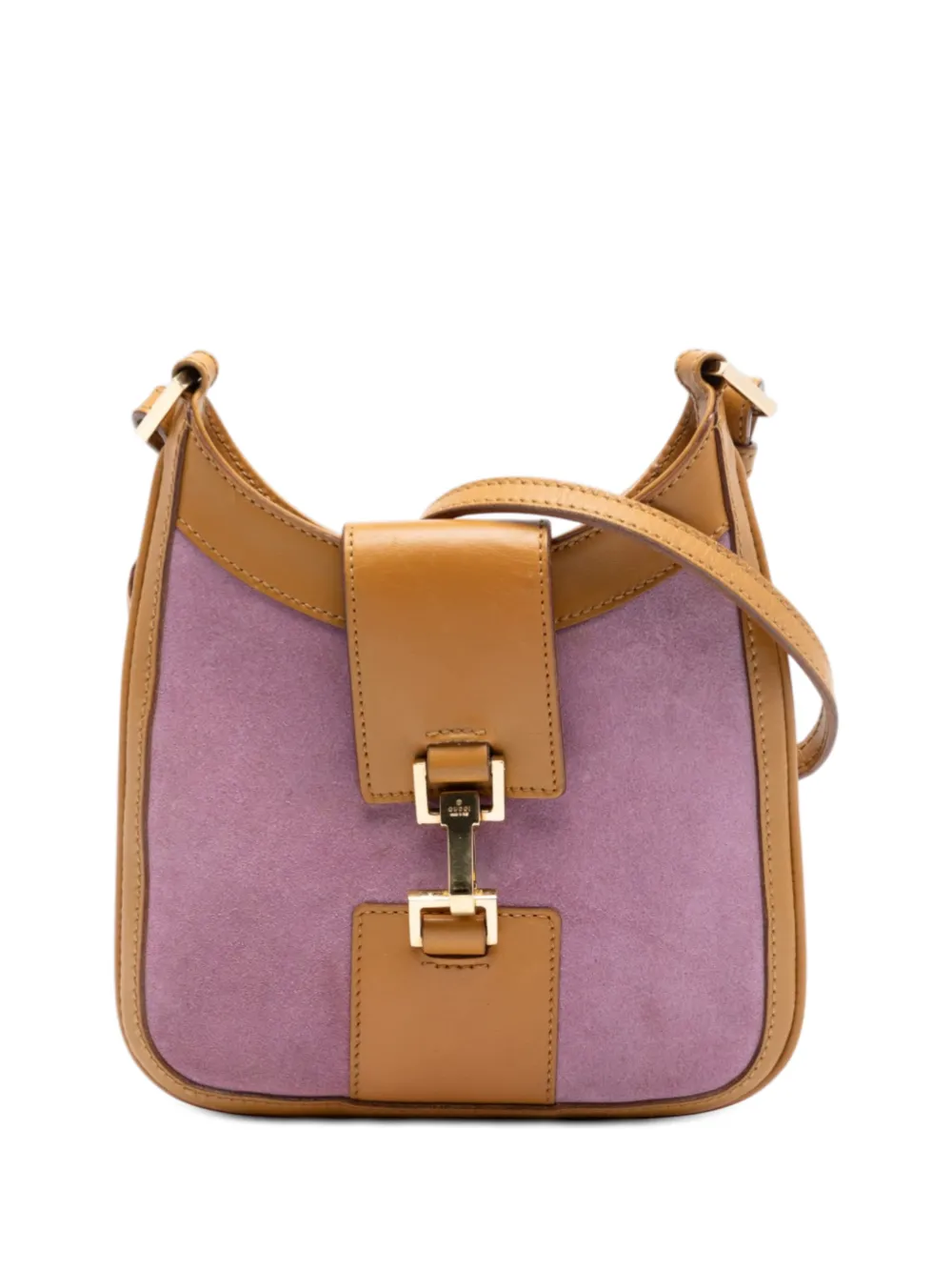 Gucci Pre-Owned 2000-2015 Suede Jackie crossbody bag - Viola
